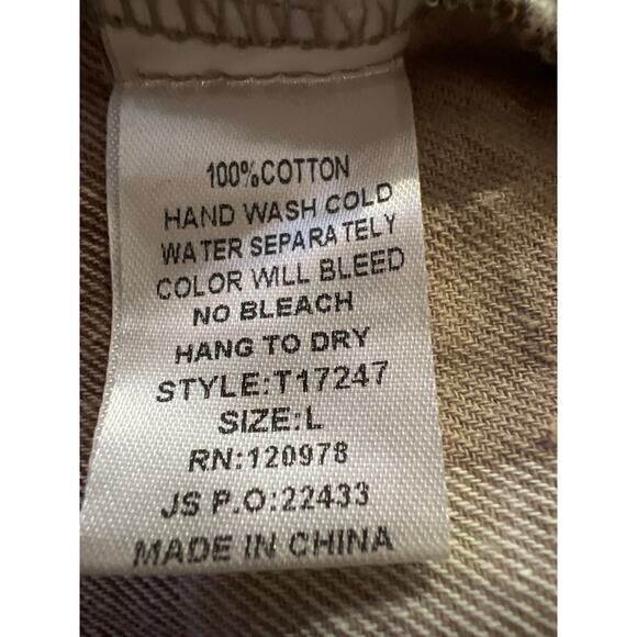 Entro “Corrine” Women’s Boho Plaid Blouse Size Large 100% cotton - Picture 4 of 14